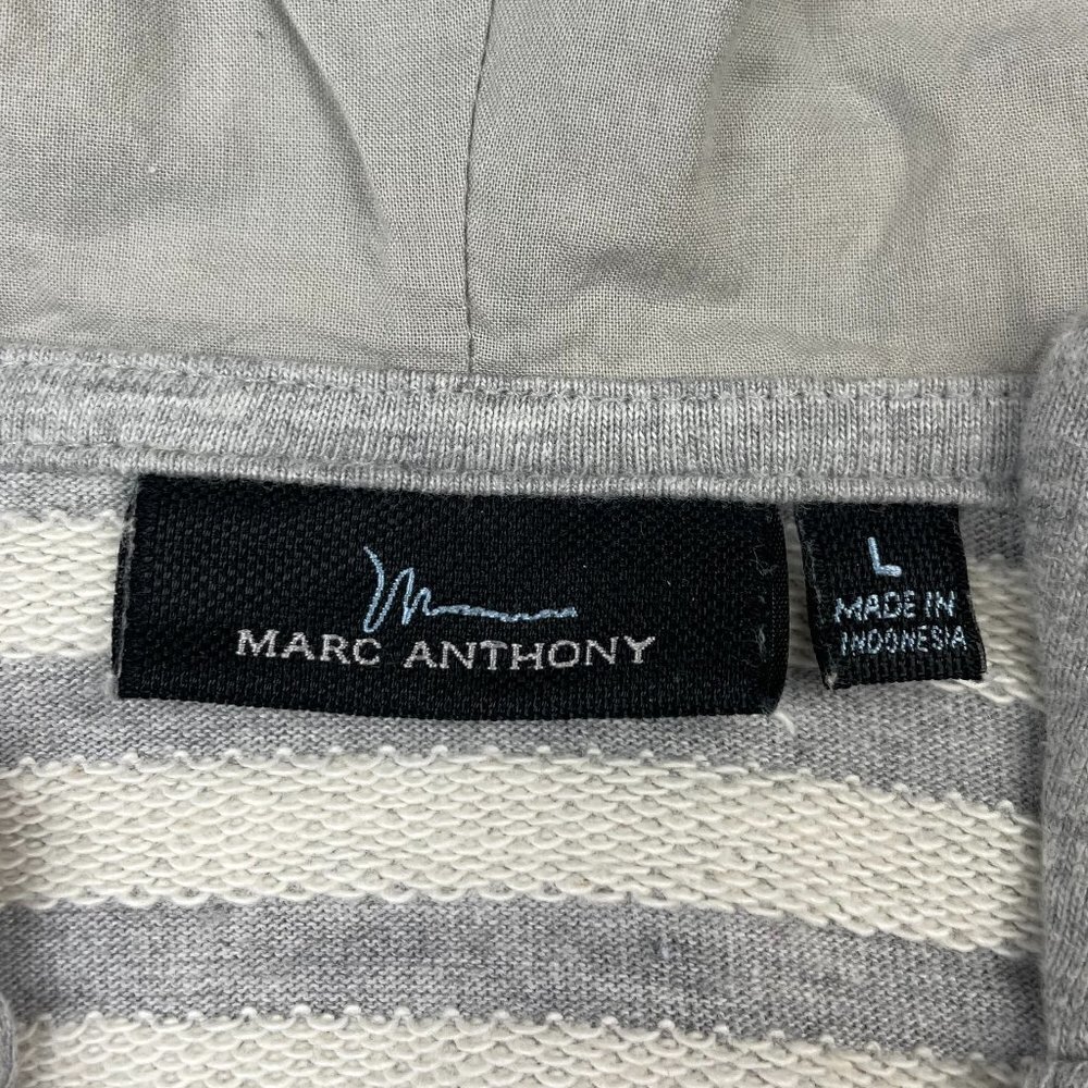 Marc Anthony Long Sleeve Quarter Button Pullover Sweatshirt Hoodie Men's Large - Picture 4 of 8